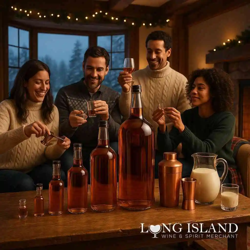 Compare Commack Winter Sizes with Shop Liquor Bottle Sizes