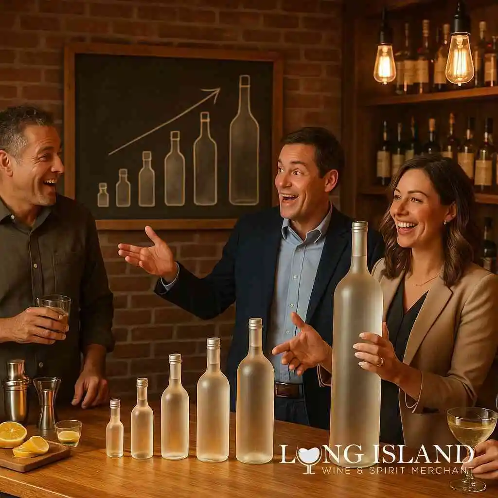 Compare Long Island Vodka Size Myths with Shop Liquor Bottle Sizes