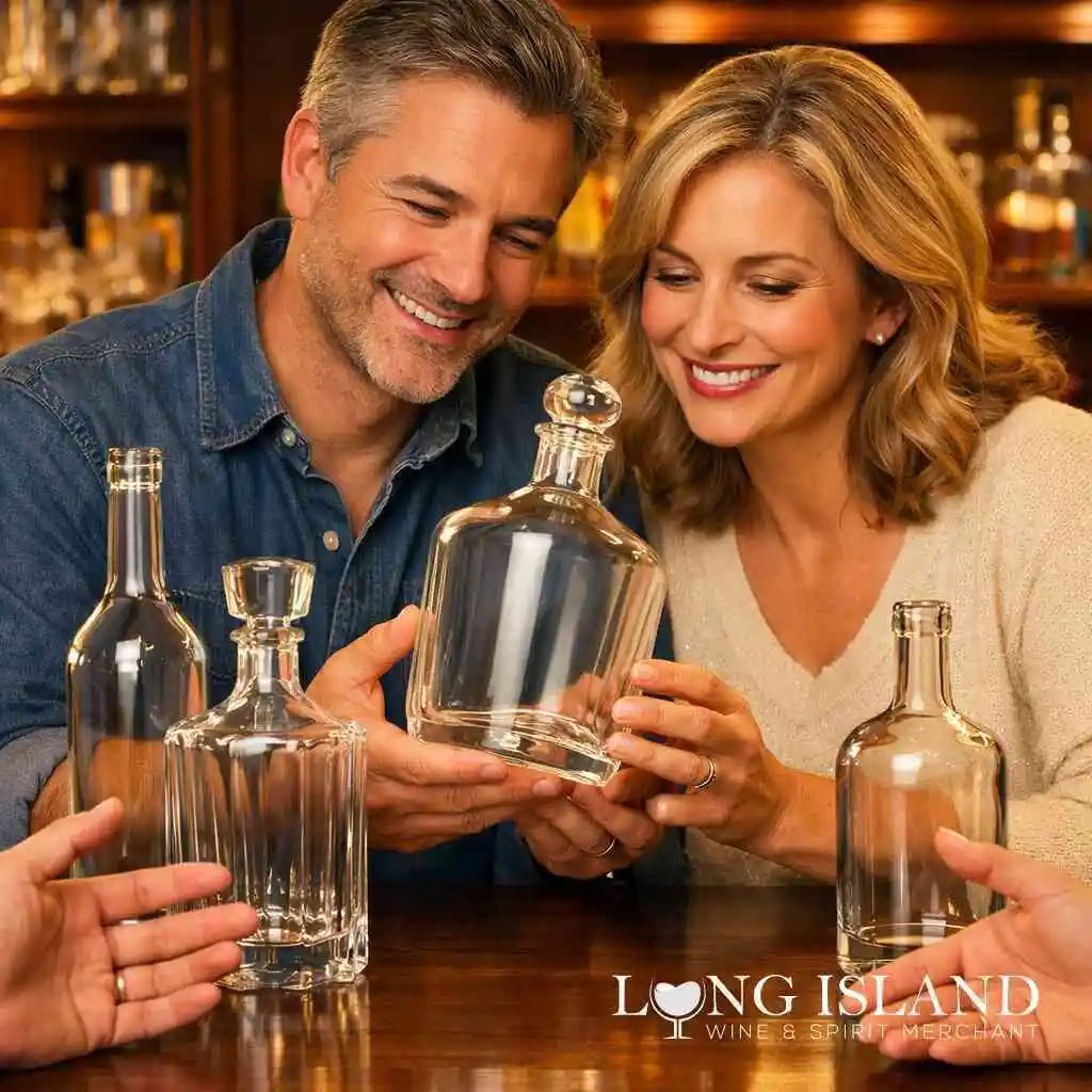 How to Pick Engraved Liquor Bottles From Shop Liquor Bottle Sizes