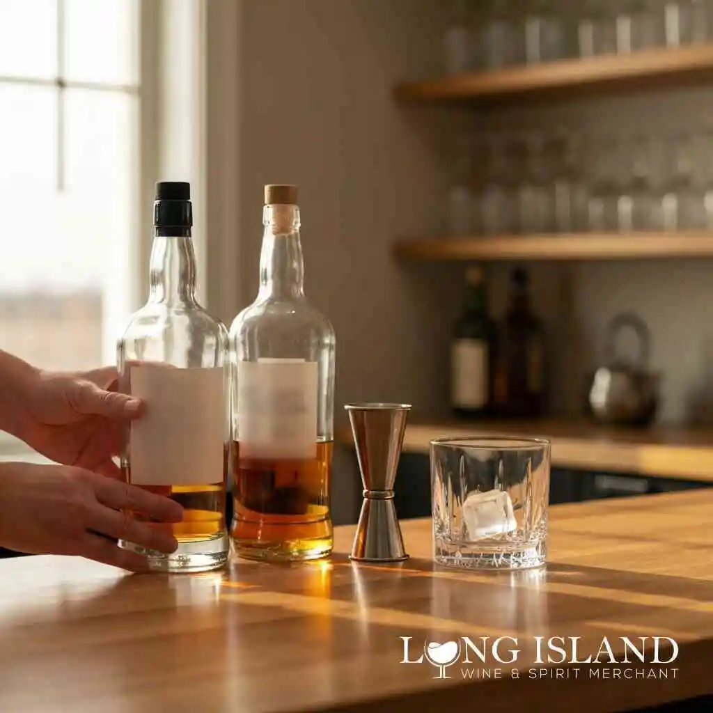 Comparing Top Whiskey Brands by Bottle Size at Shop Liquor