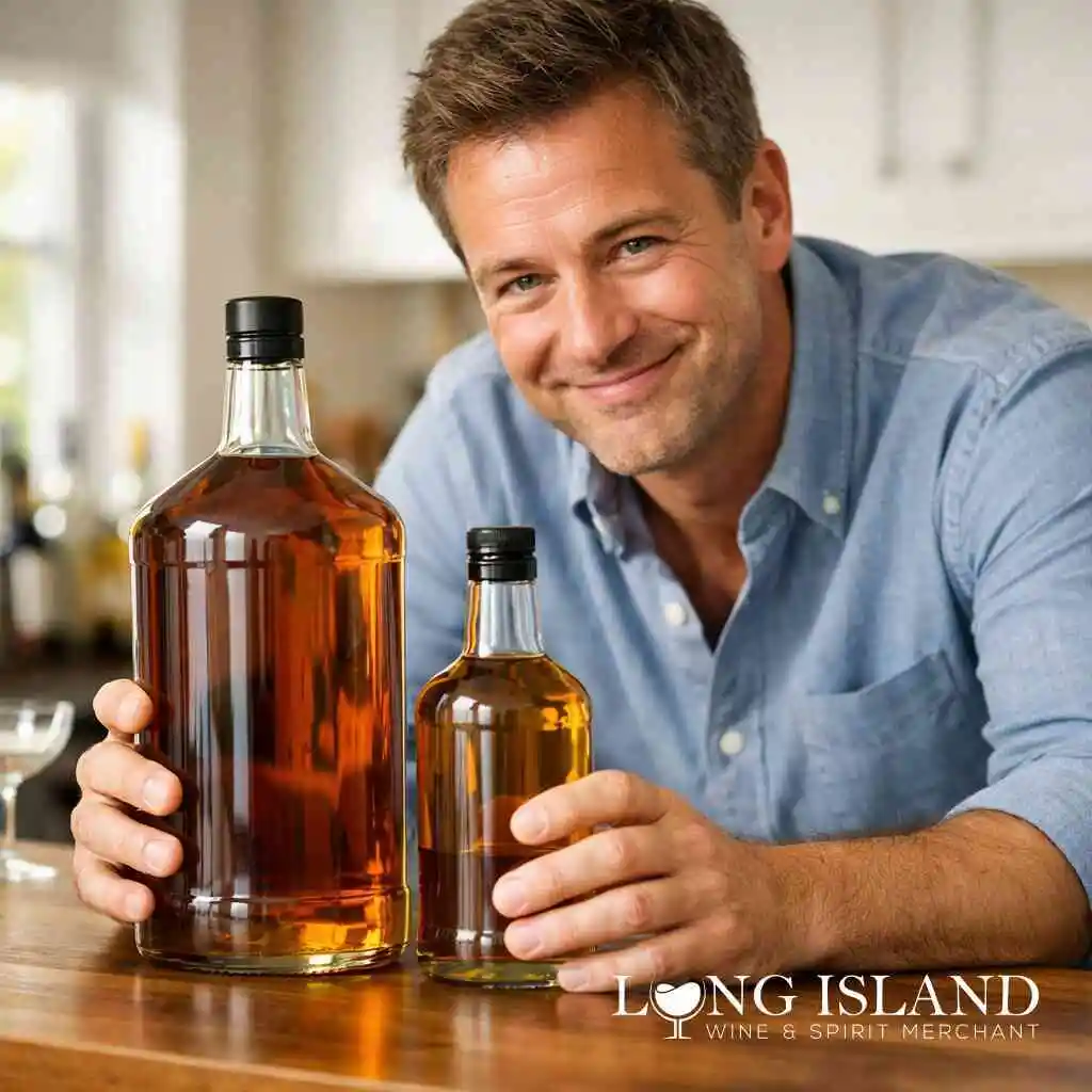 Matching vodka whiskey bourbon scotch and tequila to the crowd — Shop Liquor Bottle Sizes