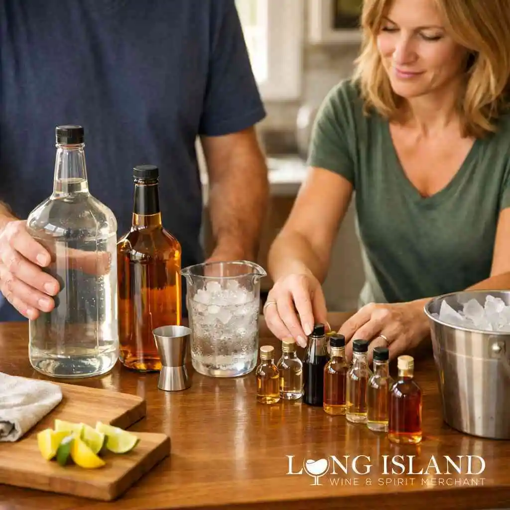 Why vodka whiskey bourbon rum gin tequila and mezcal belong in nearly every bar inventory — Shop Liquor Bottle Sizes