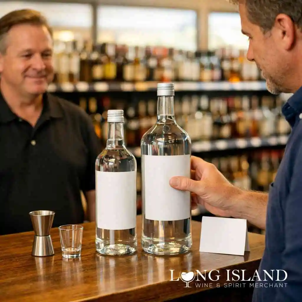 Which bottle size works best for vodka, whiskey, bourbon, rum, gin, and tequila at home — Shop Liquor Bottle Sizes