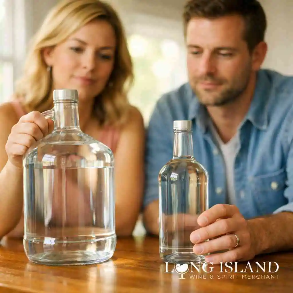 Why champagne for toasts and beer selection for receptions can shrink or expand the need for handles — Shop Liquor Bottl
