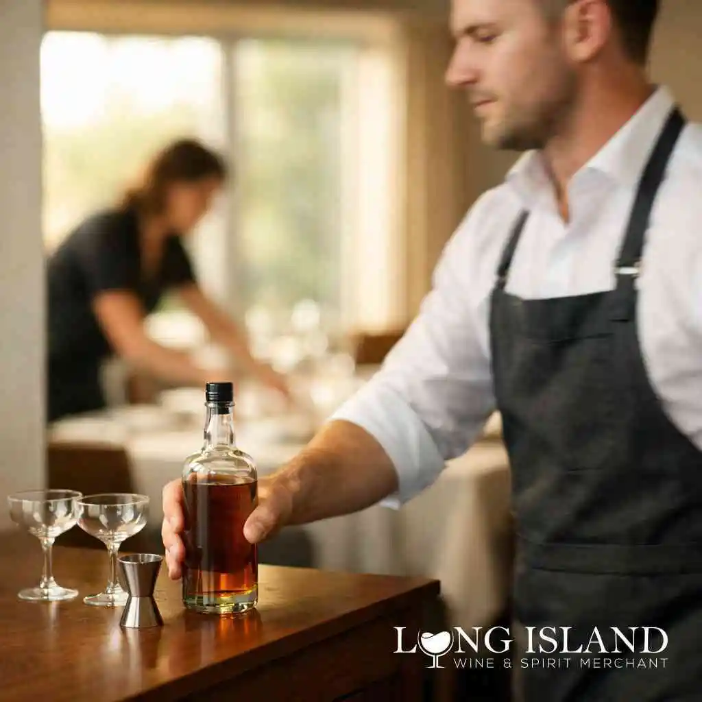 Which spirits make sense for private dining service from vodka, whiskey, bourbon, and gin to tequila and rum — Shop Liqu