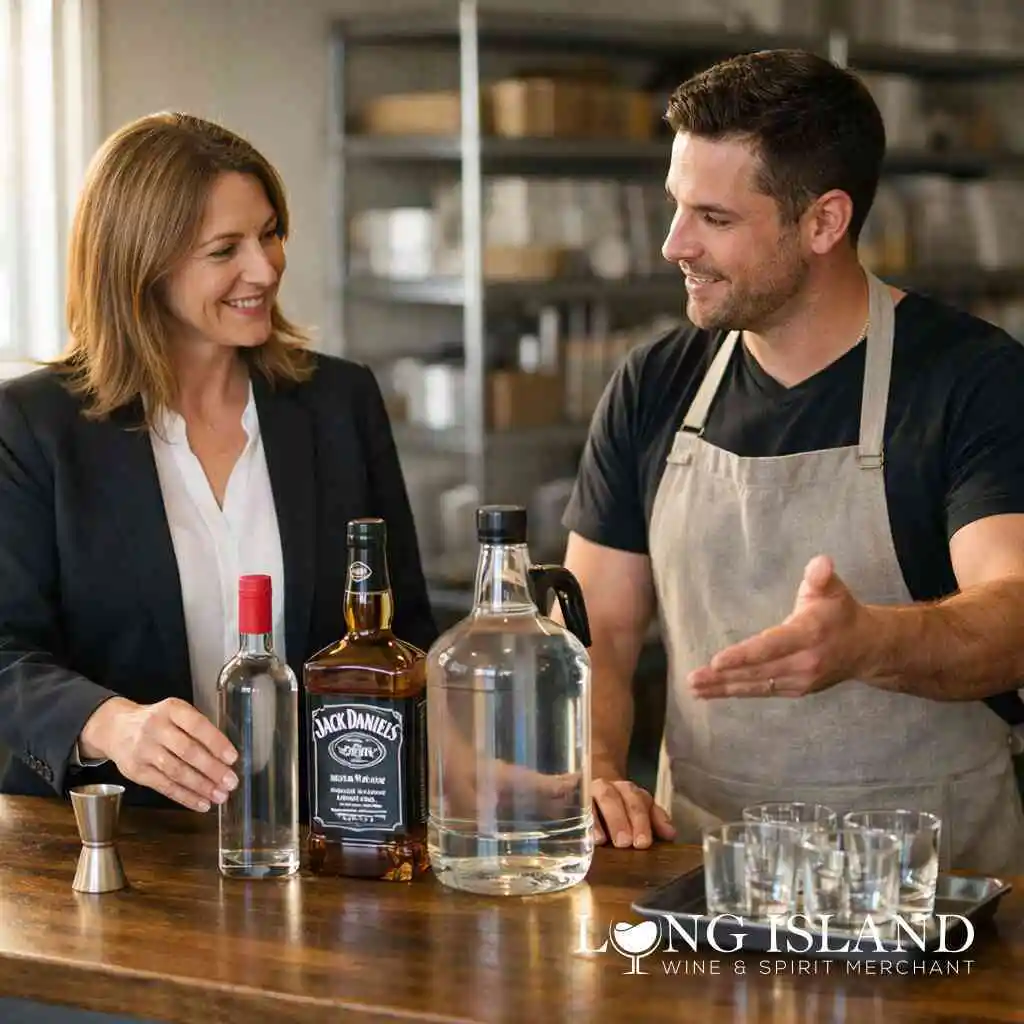 Why vodka, whiskey, bourbon, and gin usually anchor the first shopping list — Shop Liquor Bottle Sizes