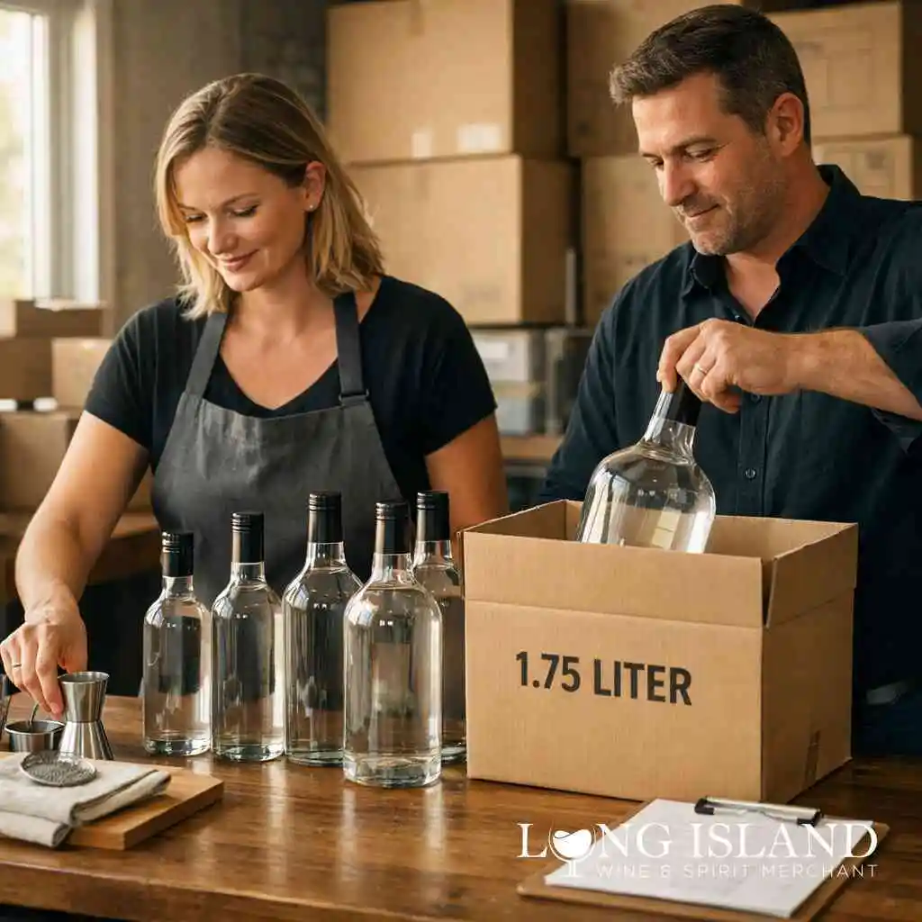 Where gift liquor, liquor gift sets, and mini bottles for favors fit without slowing the bar down — Shop Liquor Bottle S