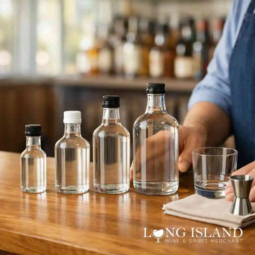 Which standard bottle sizes actually belong in a favor plan and which ones just waste space — Shop Liquor Bottle Sizes