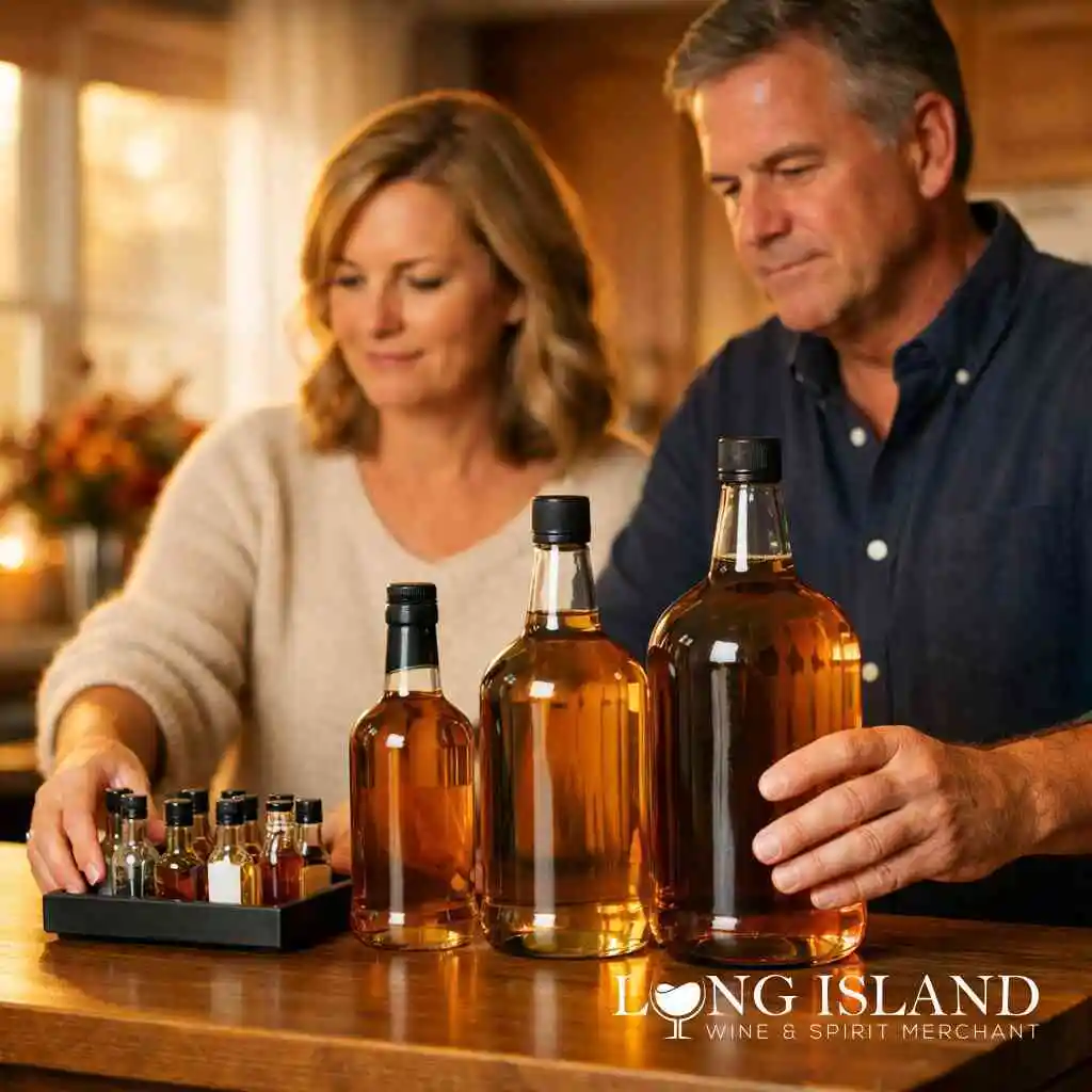 When half pint liquor and pint liquor sizes make sense for gift liquor and holiday liquor gifts — Shop Liquor Bottle Siz